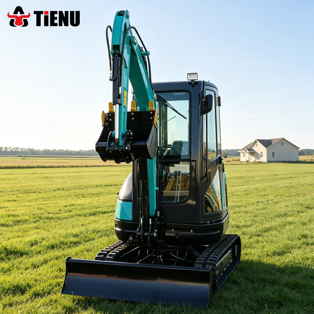 Urban Farming Urban Gardening - Hydraulic mini Excavator Tracked Mini Excavator