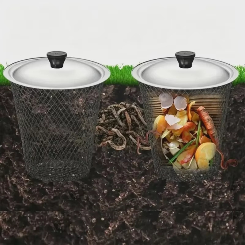 1/2pcs Worm Composter with Lid - đánh giá và giá Urban Farming Urban Gardening