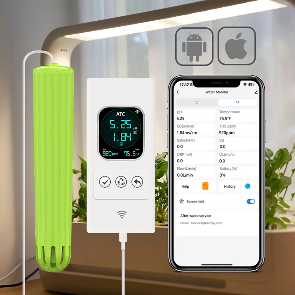 Kactoily 4-in-1 WiFi Sensor Ur - đánh giá và giá Urban Farming Urban Gardening