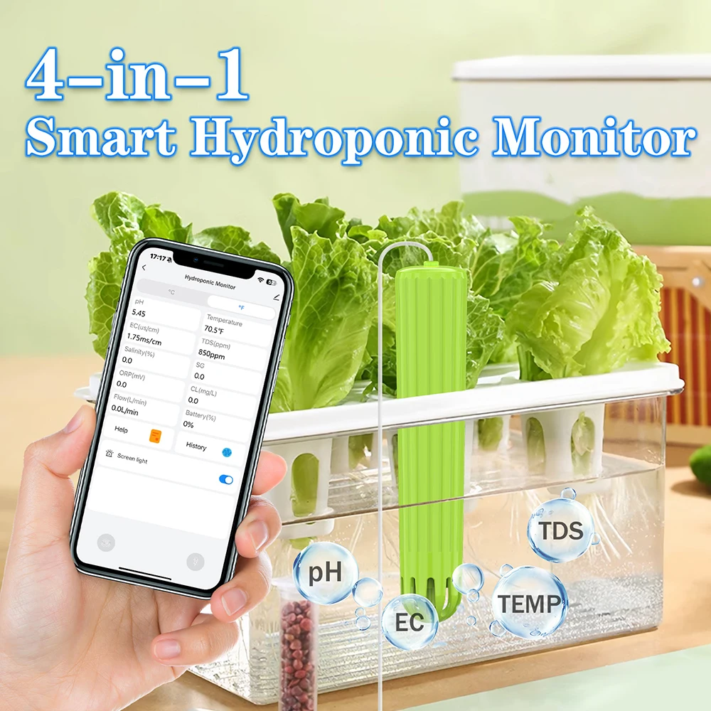 Kactoily 4-in-1 WiFi Sensor Ur - đánh giá và giá Urban Farming Urban Gardening