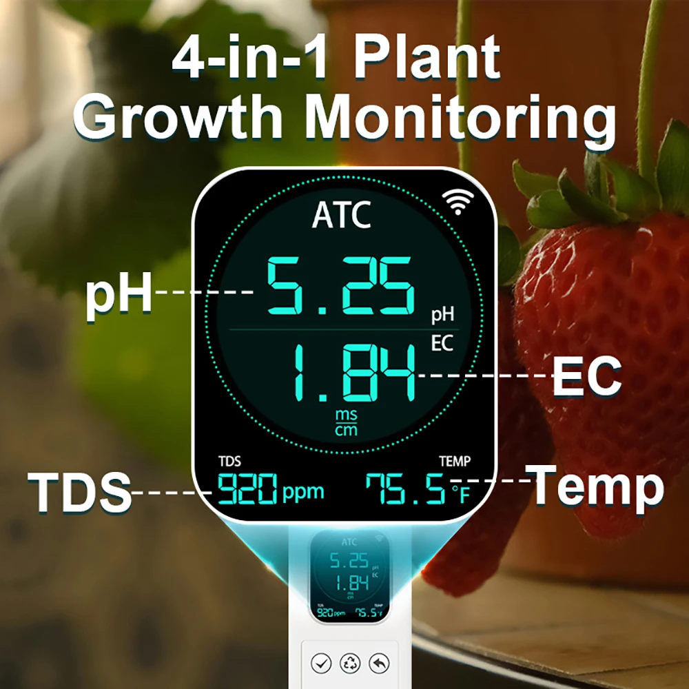 Kactoily 4-in-1 WiFi Sensor Ur - đánh giá và giá Urban Farming Urban Gardening