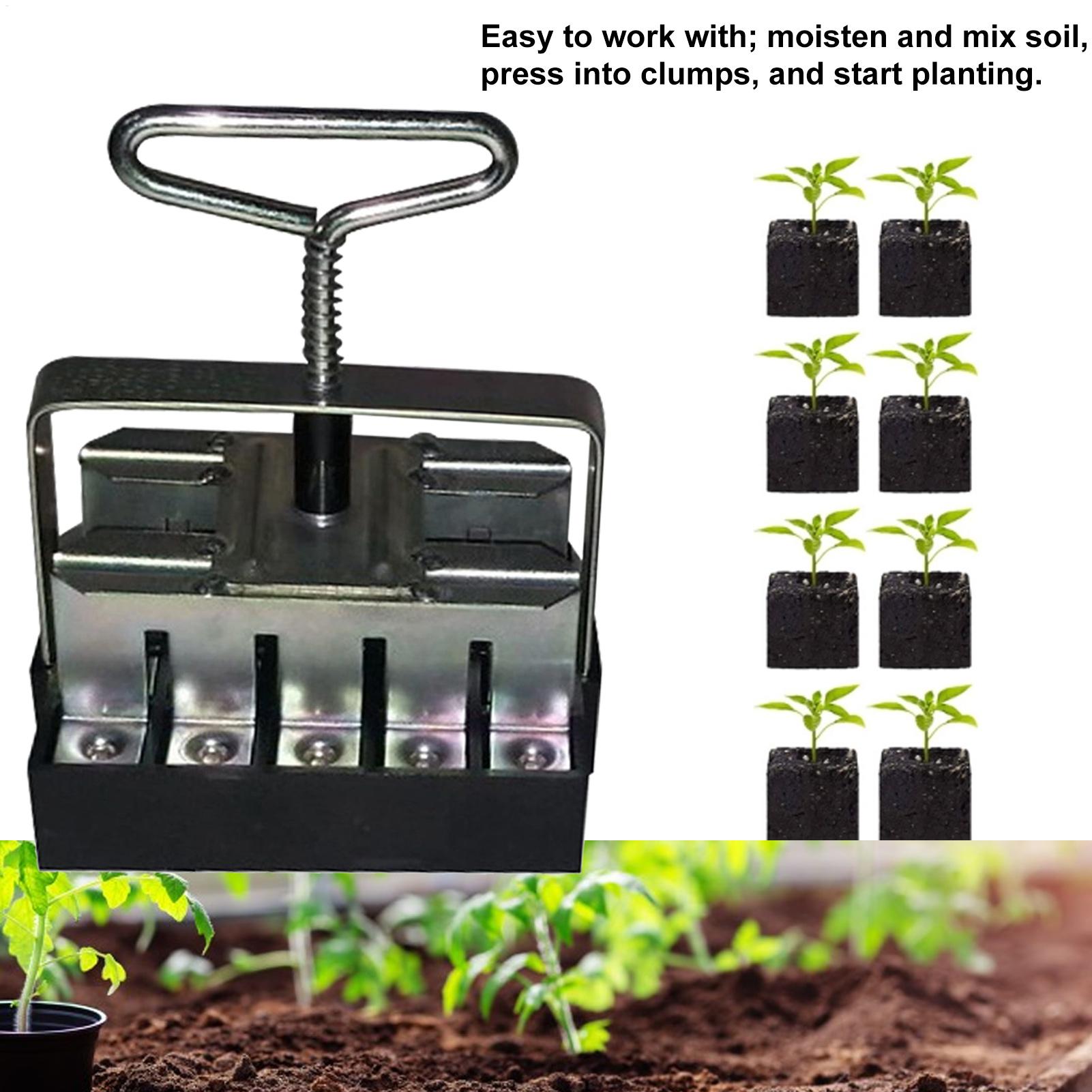 Soil Blocker Comfortable Handl - đánh giá và giá Urban Farming Urban Gardening